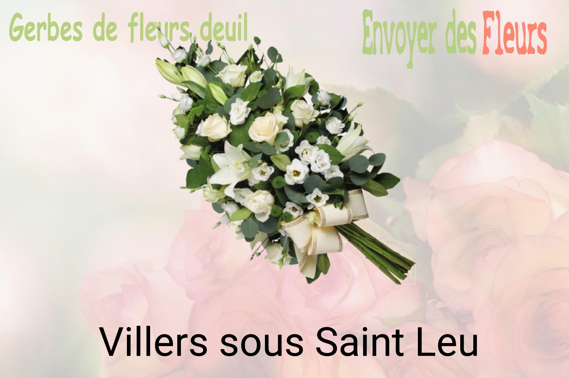Gerbe de fleurs de deuil livrée à Villers-sous-Saint-Leu