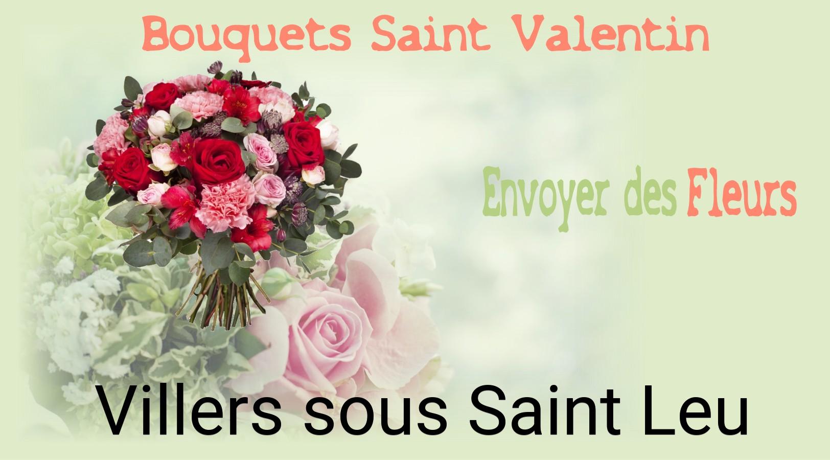 Roses de Saint-Valentin livrées à Villers-sous-Saint-Leu